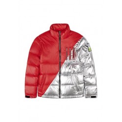 THE NEW DESIGNERS BOMBERS MIDDLE SILVER/RED